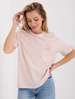 Tričko D12022M02842A svetlo ružová