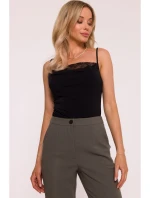 Kalhoty s  khaki barva model 21319183 - STYLOVE