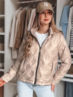 Dámska dvojcestná prechodná bunda SYLVIAN béžová FashionStreet TY4863