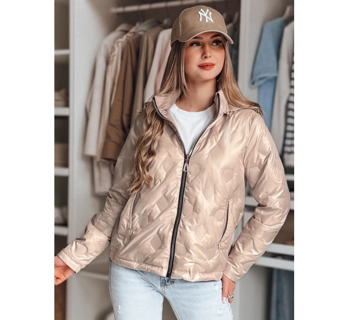 Dámská přechodná bunda béžová Dstreet model 21986746 - FashionStreet