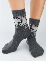 Noviti SW011 Vlnené ponožky so sobom 36-41