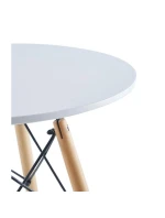 Okrúhly stôl MATERA WHITE 60x60 cm