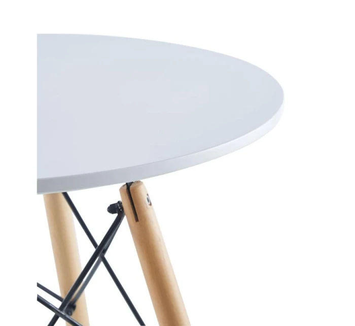 Okrúhly stôl MATERA WHITE 60x60 cm