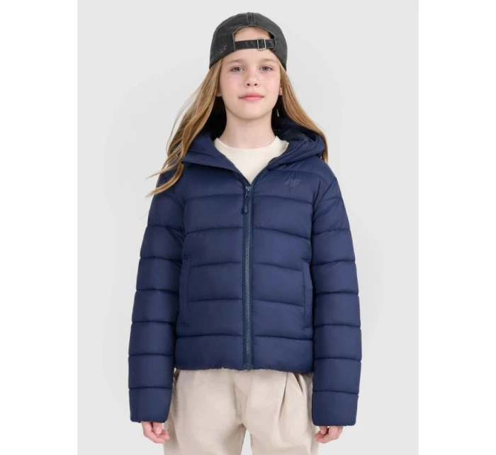 Detská unisexová páperová bunda so syntetickou výplňou 4F 4FJRAW25TDJAU0804-31S