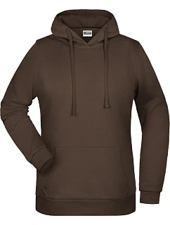 JN 795 Dámská mikina s kapucí model 22430411 brown - Daiber