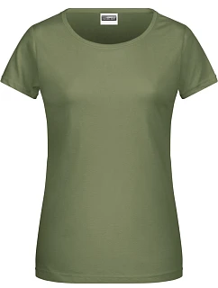 Daiber 8007 Dámske tričko z bio bavlny 02.8007 khaki