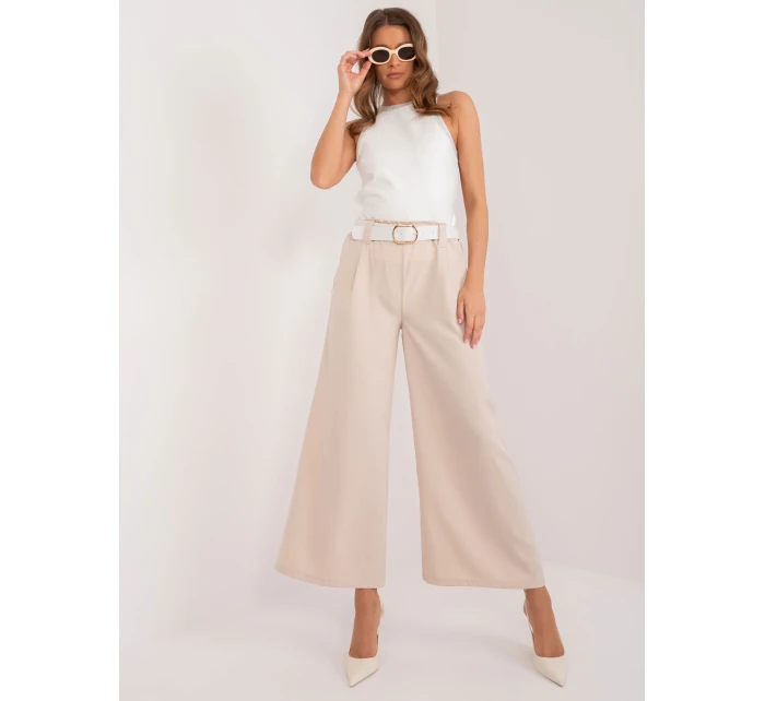 Spodnie DHJ SP model 20095062 jasny beżowy - FPrice Spodnie DHJ SP model 20095062 jasny beżowy - FPrice