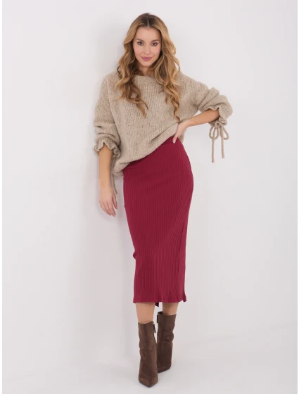 RV SD sukňa A1067.84 bordová