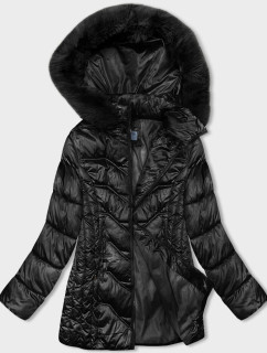 Čierna zimná bunda S´WEST s odopínacou kapucňou (B8200-1)