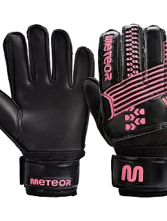 Brankárske rukavice Meteor Catch 9 black/pink