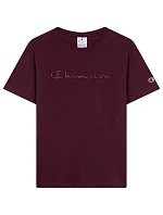Champion dámske tričko SS Tee burgundy 118382 RS522