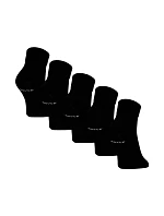 Pánske ponožky 4F M480 5 pack deep black 4FWMM00USOCM480 20S Pánske ponožky 4F M480 5 pack deep black 4FWMM00USOCM480 20S