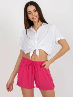Dámské šortky model 18339213 fuchsiová - FPrice