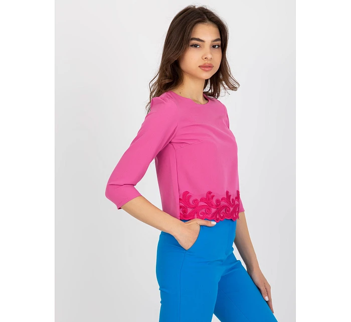 Blúzka LK BZ 505970.33P tmavoružová