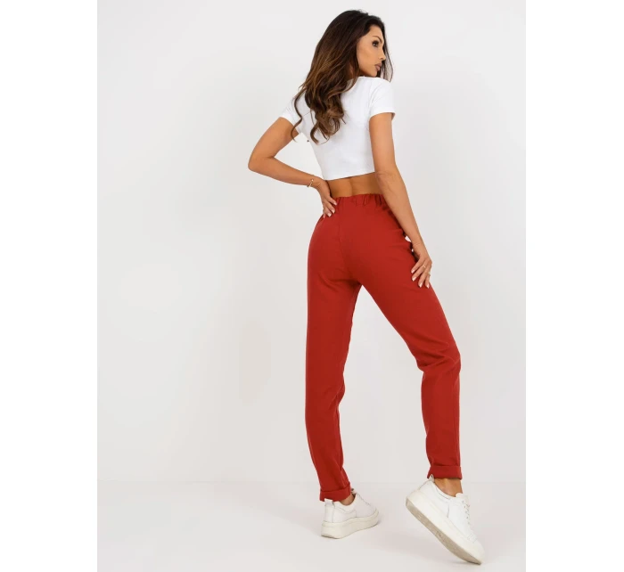 Nohavice LK SP 507801 1.06X tmavo oranžová