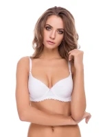 Balkónová podprsenka 3744 biela - Leilieve