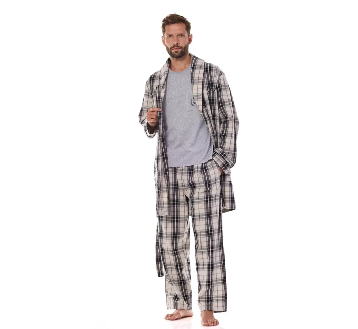 Pánske pyžamo L&L 2473 Ben cr/r M-3XL Pánske pyžamo L&L 2473 Ben cr/r M-3XL