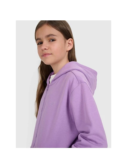Dívčí mikina s kapucí model 22224568 - 4F Dívčí mikina s kapucí model 22224568 - 4F