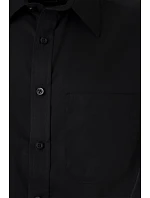 JN keprová košile s krátkým rukávem 02.0 black model 22488360 - Daiber JN keprová košile s krátkým rukávem 02.0 black model 22488360 - Daiber