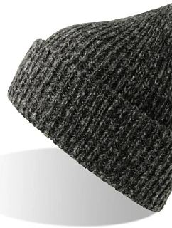 Pletená čepice black melange model 22456261 - Atlantis Headwear