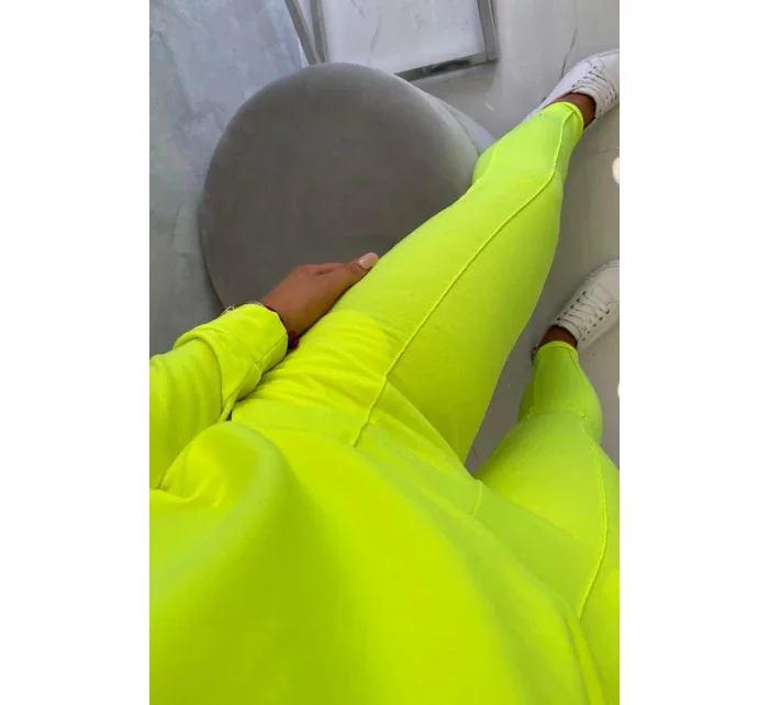 Tepláková súprava žltá neónová