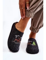 Domowe Papcie Big Star KK276018 Czarno-Beżowe Domowe Papcie Big Star KK276018 Czarno-Beżowe