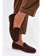Mokasiny z Přírodního Semiše Vinceza 18122 Čokoládové Mokasiny z Přírodního Semiše Vinceza 18122 Čokoládové