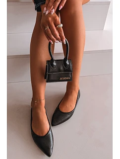 Černé baleríny z eko kůže model 22091924 - Boto