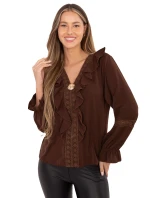 Blúzka IT BZ 8738.24 hnedá