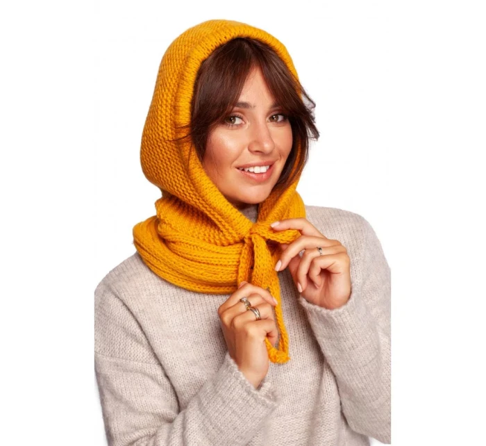 Dámska pletená kukla BK095 béžová - BEwear Dámska pletená kukla BK095 béžová - BEwear