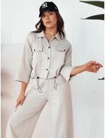 Dámská souprava beige Dstreet model 21975290 - FashionStreet Dámská souprava beige Dstreet model 21975290 - FashionStreet