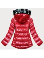 METALICZNA KURTKA DAMSKA Z KAPTUREM CZERWONA model 21243049 - SPEED.A METALICZNA KURTKA DAMSKA Z KAPTUREM CZERWONA model 21243049 - SPEED.A