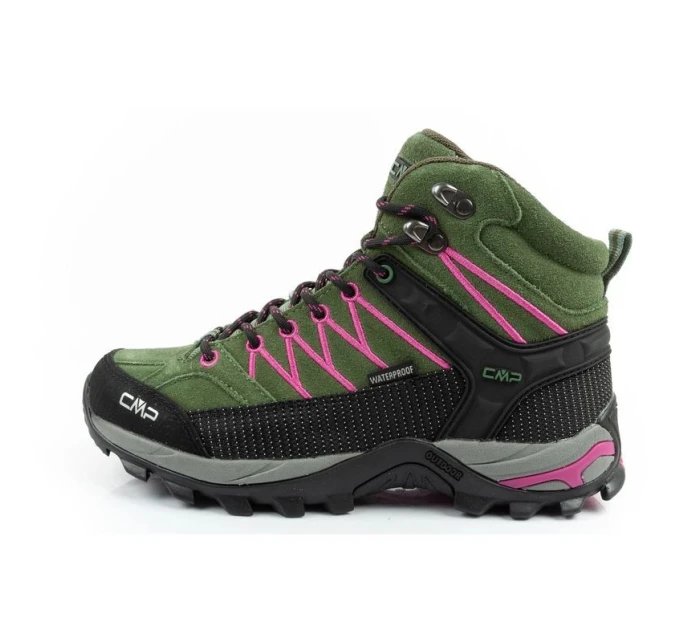CMP Rigel dámske trekové topánky kožené odolné nepremokavé členkové topánky zelené dámske CMP Rigel dámske trekové topánky kožené odolné nepremokavé členkové topánky zelené dámske