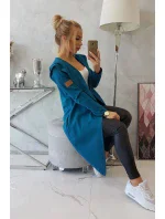 Dlouhá pláštěnka s kapucí, námořní Dlouhá pláštěnka s kapucí, námořní