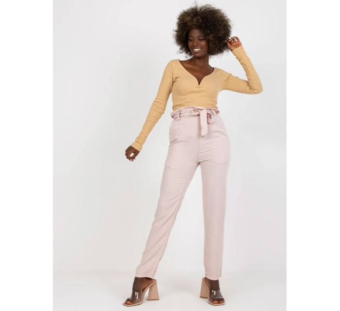 Kalhoty EM SP model 17404318 světle růžová - FPrice Kalhoty EM SP model 17404318 světle růžová - FPrice