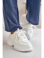 Dámske tenisky na pevnej podrážke biele Nevela Dámske tenisky na pevnej podrážke biele Nevela