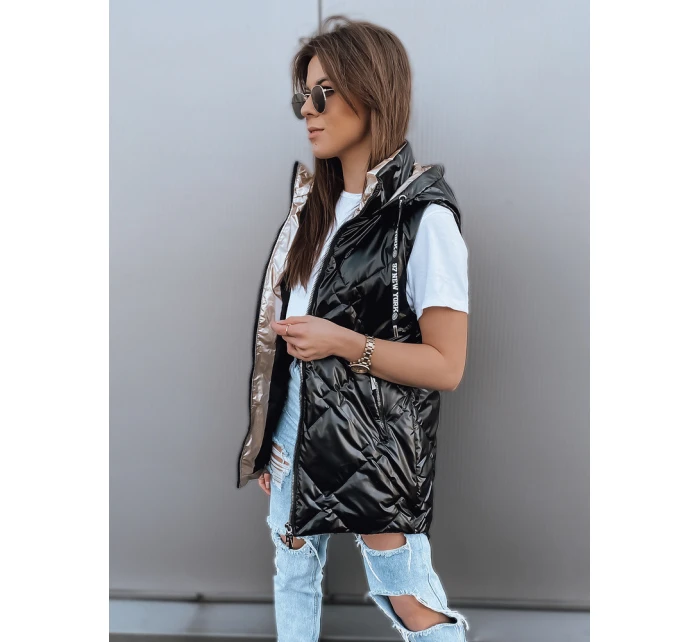 Dámská prošívaná vesta černá Dstreet model 21964341 - FashionStreet Dámská prošívaná vesta černá Dstreet model 21964341 - FashionStreet