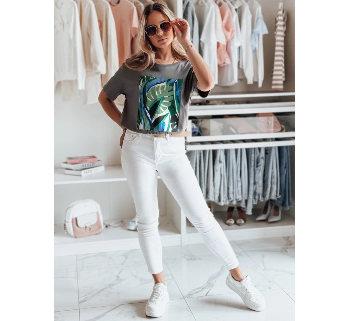 dámské tričko s potiskem graphite Dstreet model 21977089 - FashionStreet