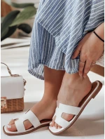 CLASSROT dámske žabky s vrúbkovaným chrbtom biele FashionStreet ZY0885 CLASSROT dámske žabky s vrúbkovaným chrbtom biele FashionStreet ZY0885