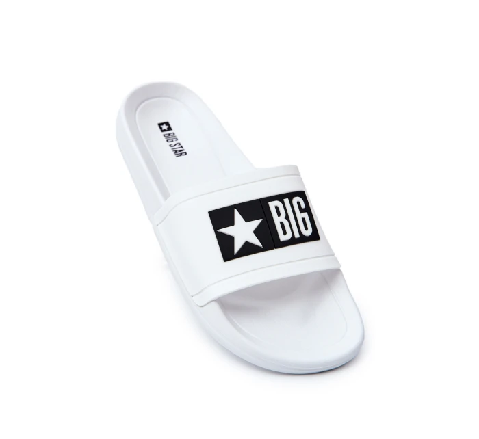 Pánské Nazouváky Big Star model 21547721 Bílé - Big Star Shoes Pánské Nazouváky Big Star model 21547721 Bílé - Big Star Shoes