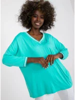 Blúzka RV BZ 7805.66P tyrkysová