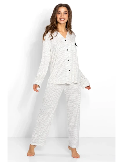 Pyžamo Beatrice Ecru - Momenti Per Me Pyžamo Beatrice Ecru - Momenti Per Me