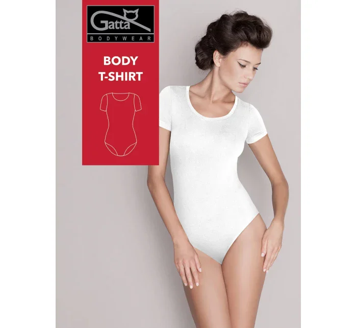 Dámské body Tshirt model 18632275 Bílá - Gatta Dámské body Tshirt model 18632275 Bílá - Gatta