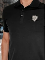 Pánská polokošile s nášivkou černá Dstreet model 21988761 - FashionStreet