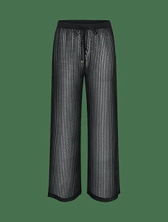 Plážové nohavice MyWear Crochet – čierne – TRIUMPH Čierne – TRIUMPH