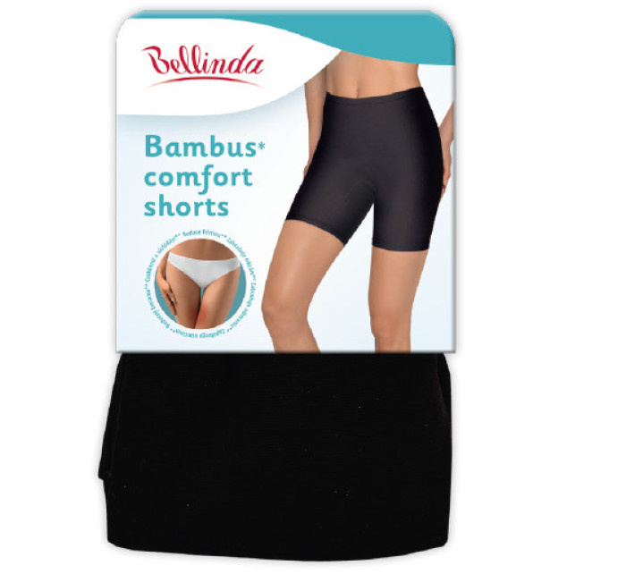 Dámske spodné šortky z bambusu BAMBUS COMFORT SHORTS - BELLINDA - čierna