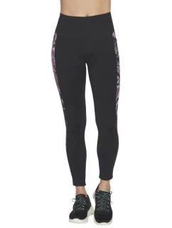 Skechers Ultraviolet Legíny s vysokým pásom WLG249-BKPR Black L