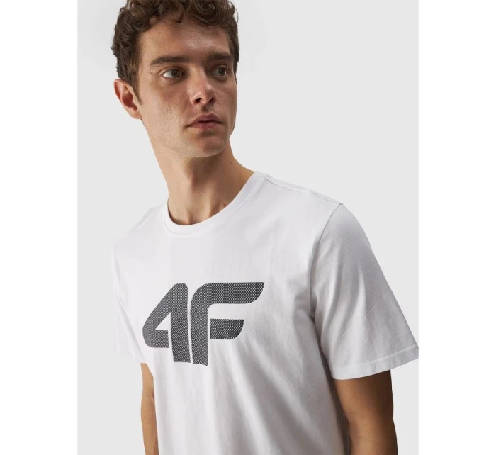 Pánske tričko s potlačou 4F 4FWMM00TTSHM1844-10S pánske