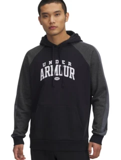 Pánská mikina Under Armour Rival Fleece Colorblock Hoodie black 6003958 001 pánská