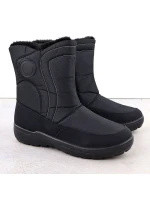 Dámské ploché zateplené sněhule černé model 21906490 - Potocki Dámské ploché zateplené sněhule černé model 21906490 - Potocki